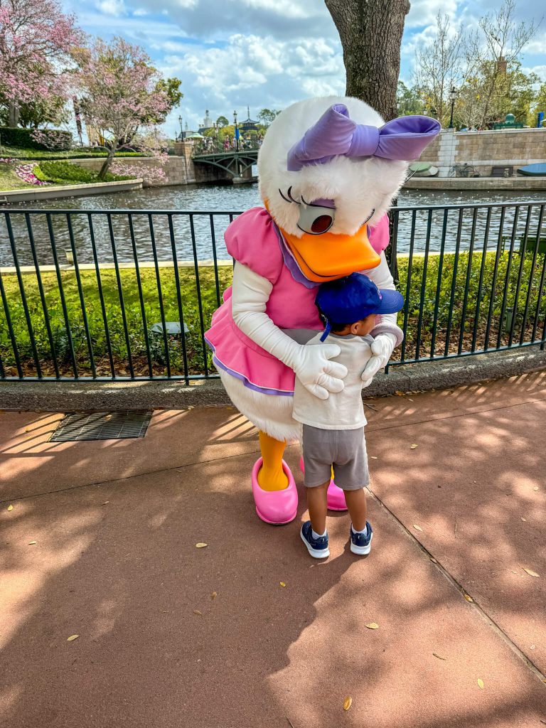 Character Meet and Greet at Walt Disney World during the Epcot Flower and Garden Festival