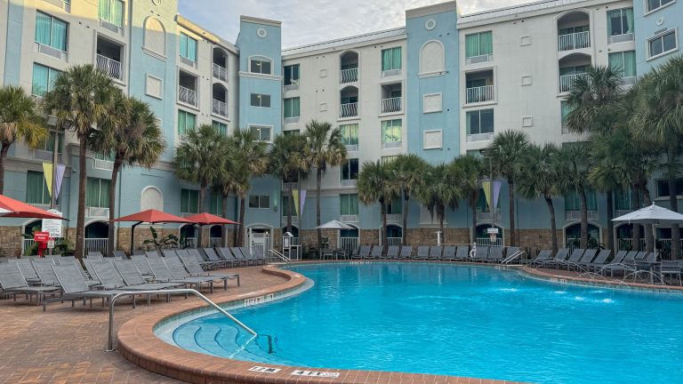 Disney Good Neighbor Hotel - Where to stay near Walt Disney World - the Holiday Inn Resort Orlando Lake Buena Vista.